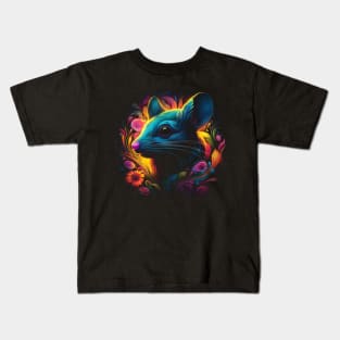 Neon Rodent #11 Kids T-Shirt